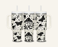 Mushroom Tumbler with Side Handle