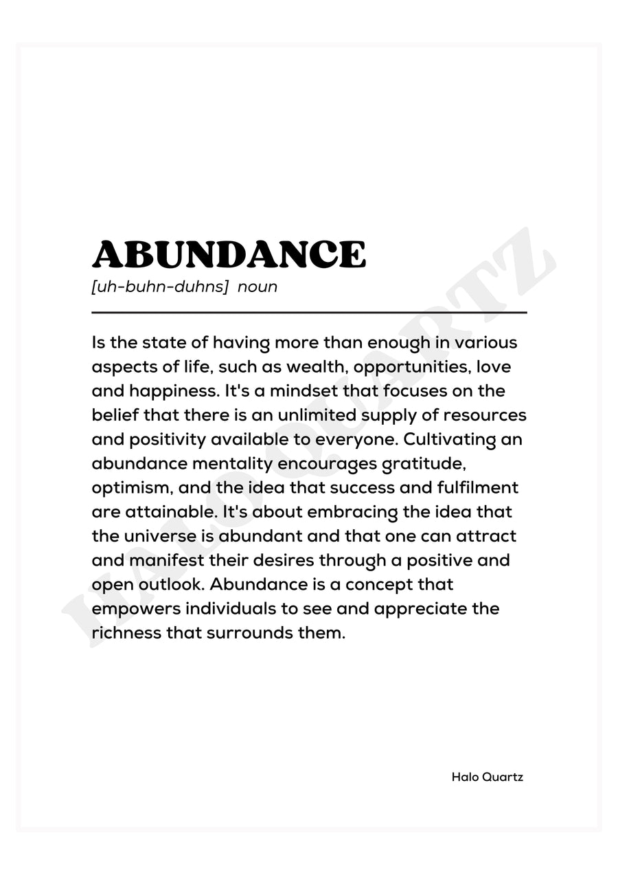 Abundance Halo Quartz 