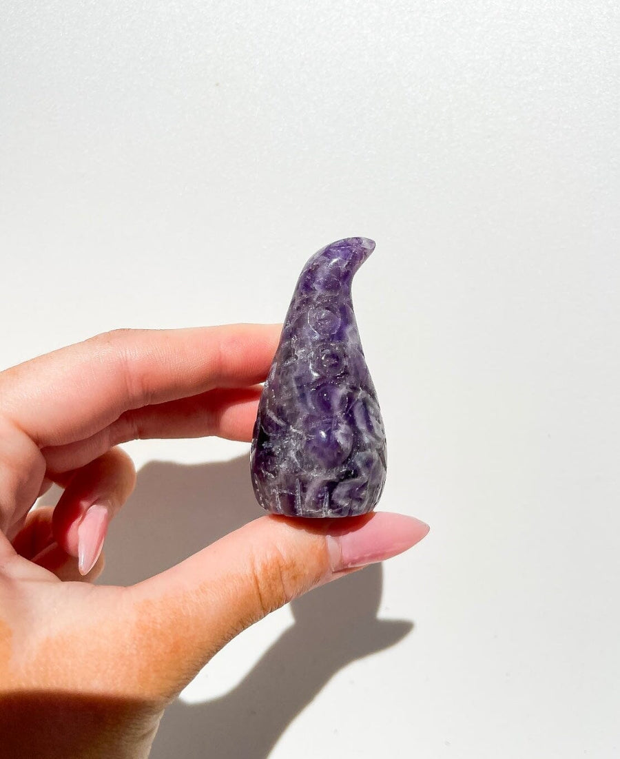 Amethyst Gnome - Intuitively Chosen Halo Quartz 