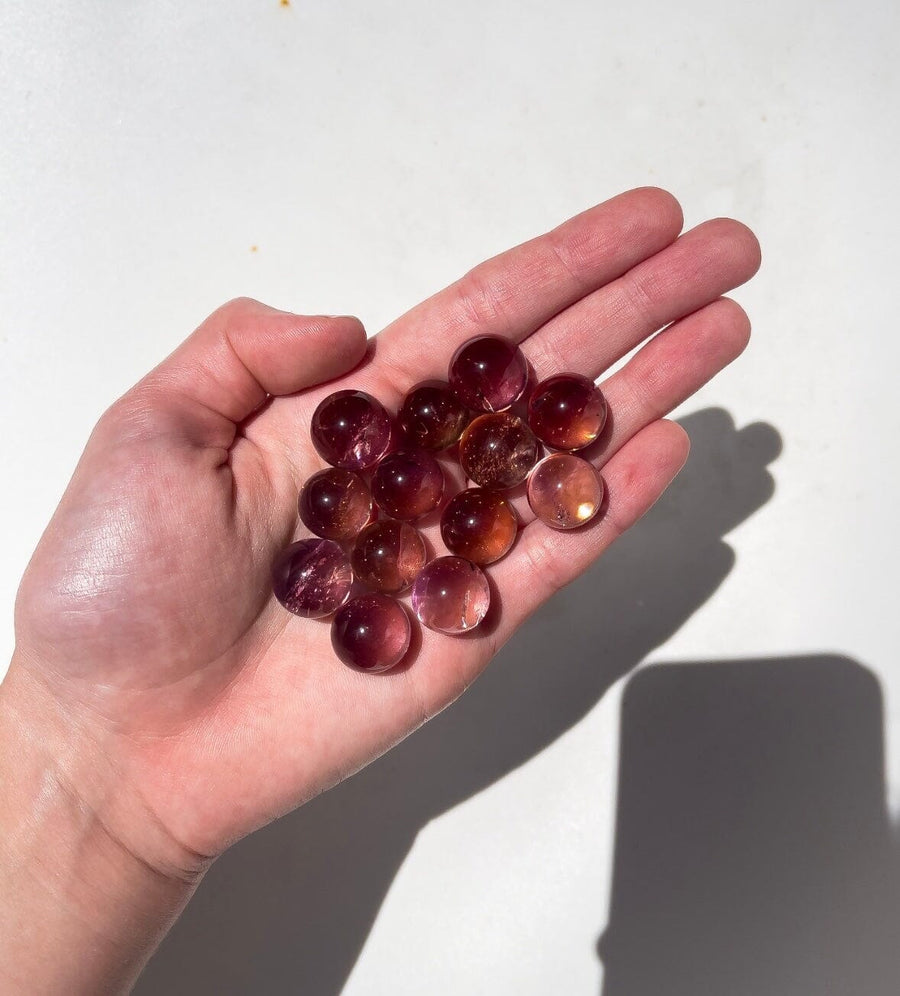 Ametrine Sphere Halo Quartz 