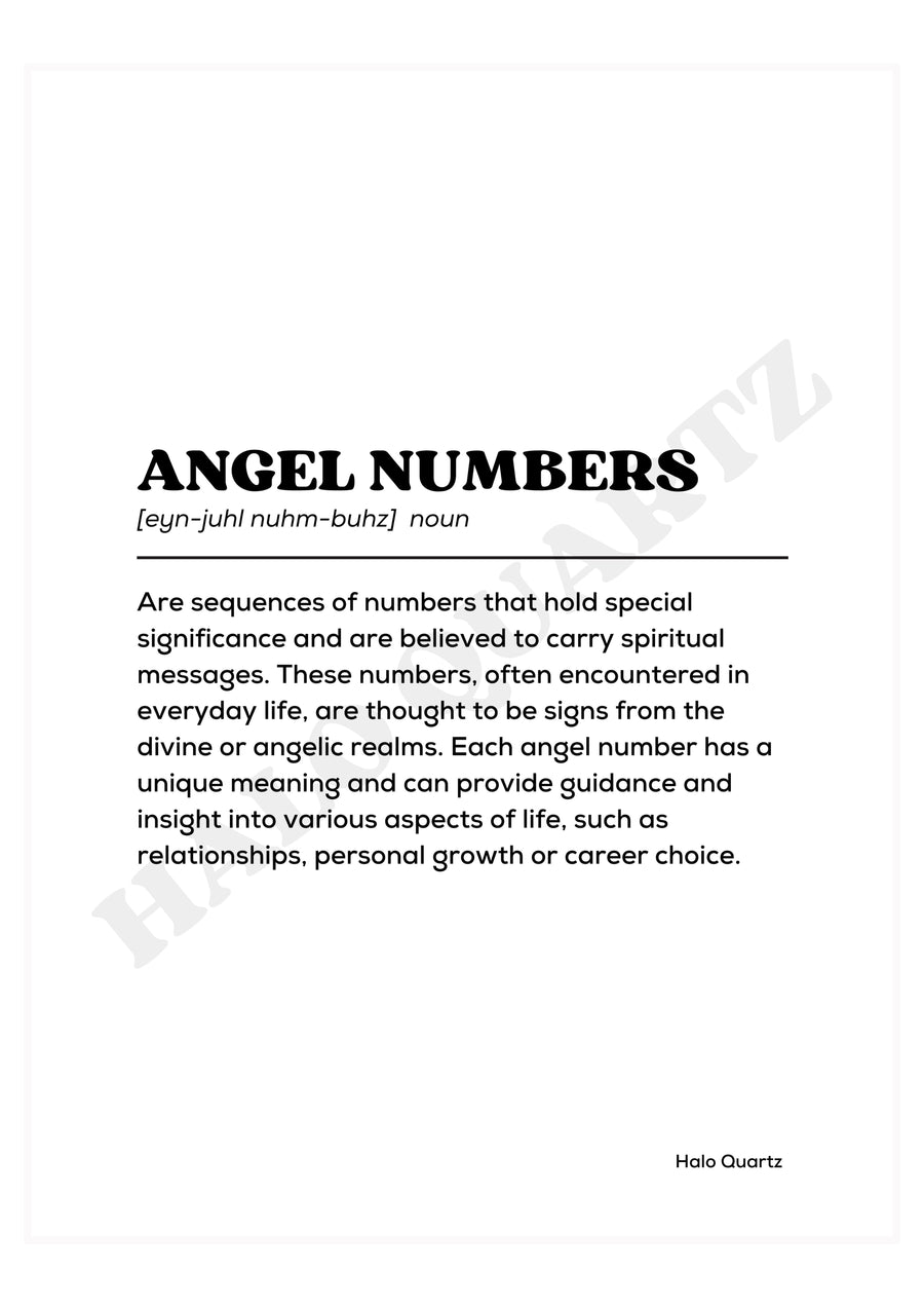 Angel Numbers #2 Halo Quartz 