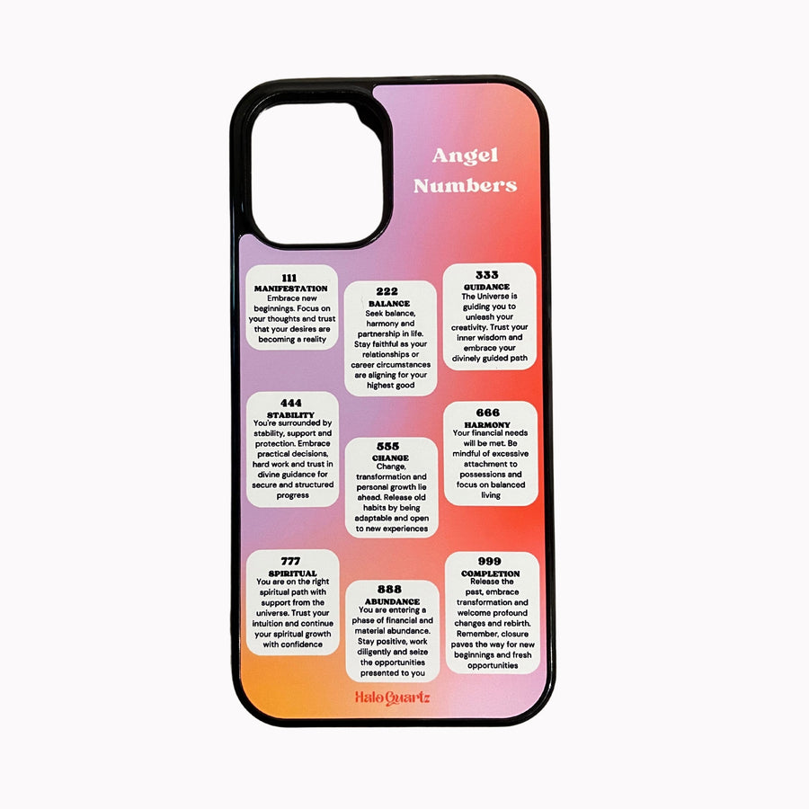 Angel Numbers - Assorted Colours (Iphone) Halo Quartz 