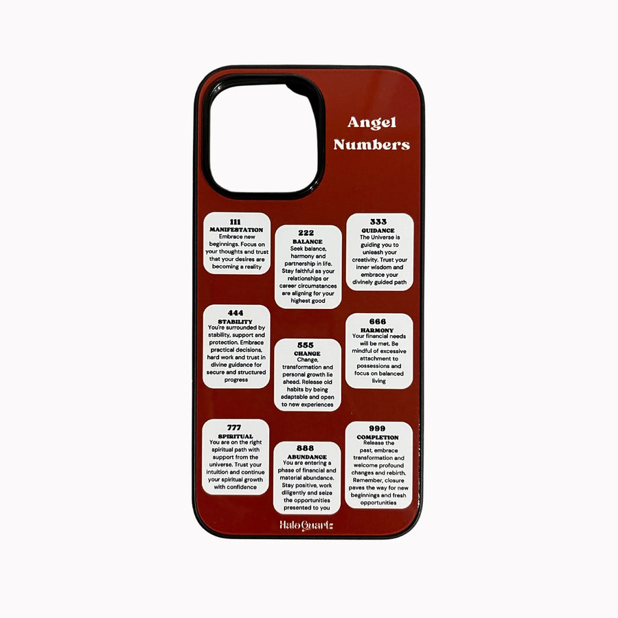 Angel Numbers - Assorted Colours (Iphone) Halo Quartz 