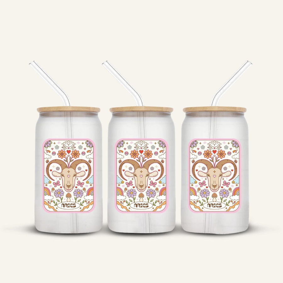 Aries Glass Cup *FROSTED*