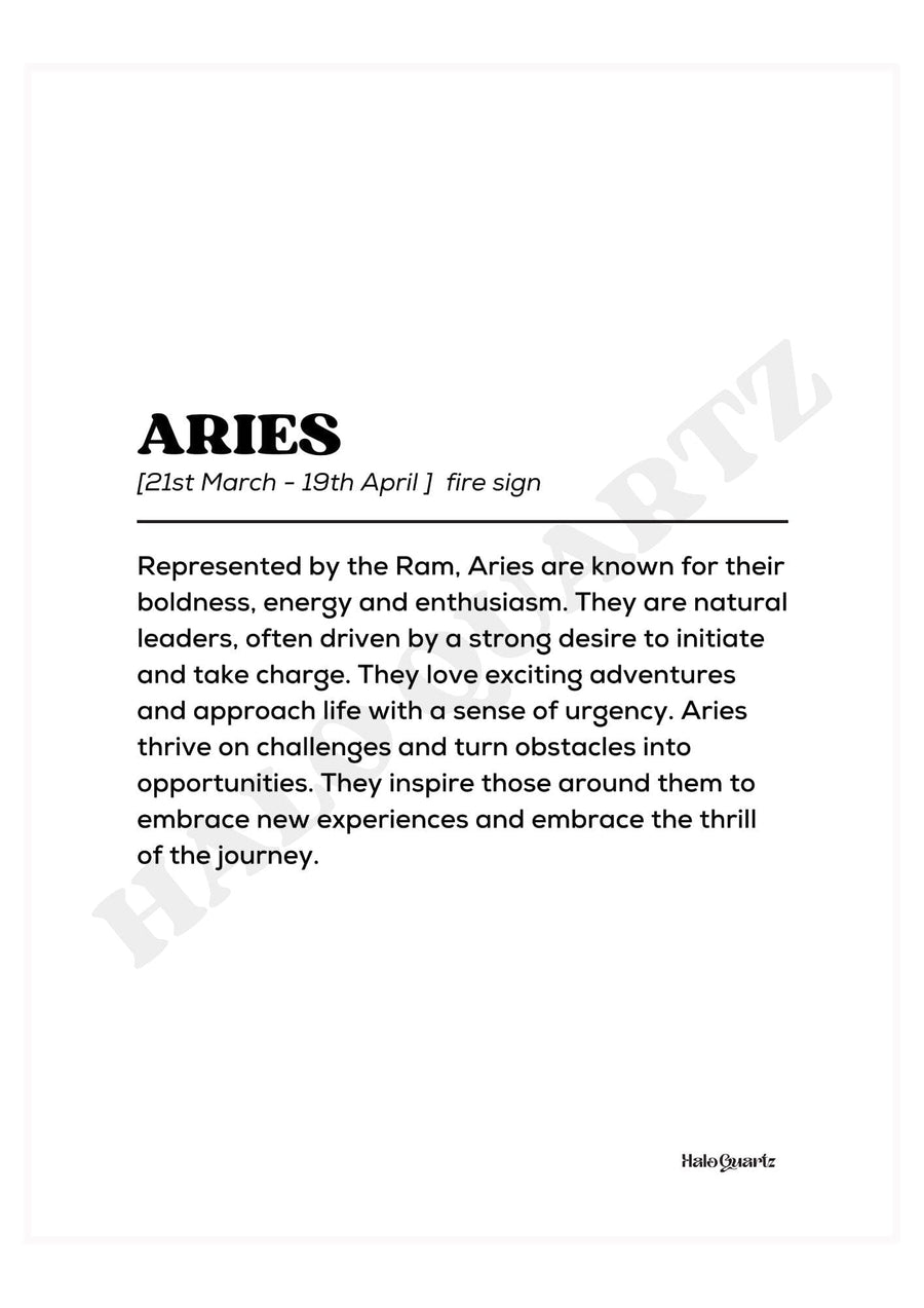Aries Halo Quartz 