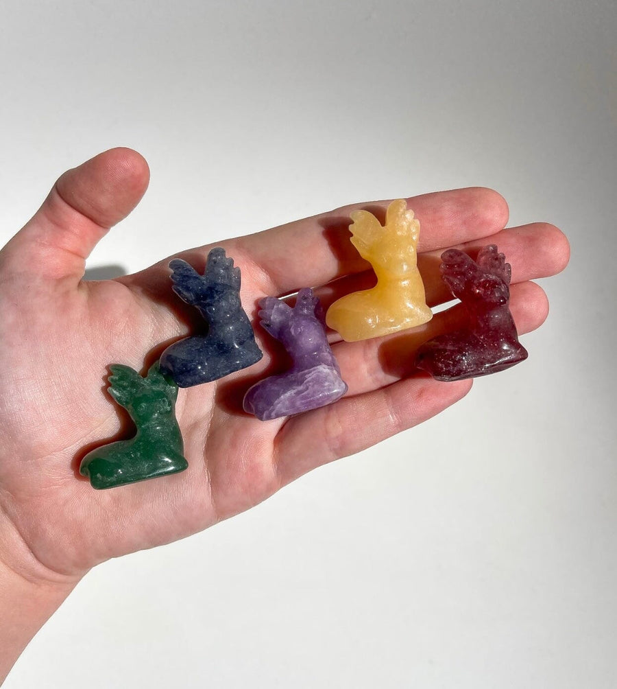 Assorted Deer Halo Quartz 