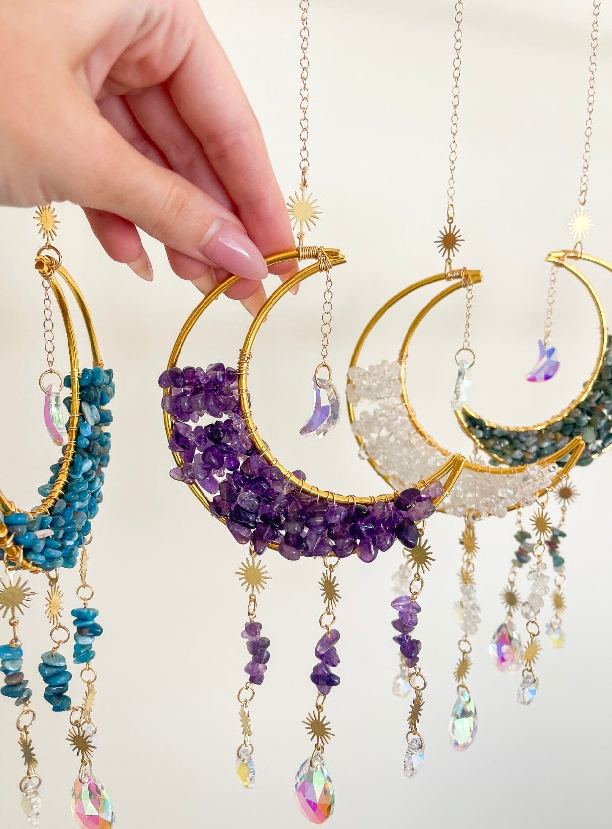 Sun Catcher Halo Quartz Amethyst PREORDER DISPATCH 31/10 OR SOONER 