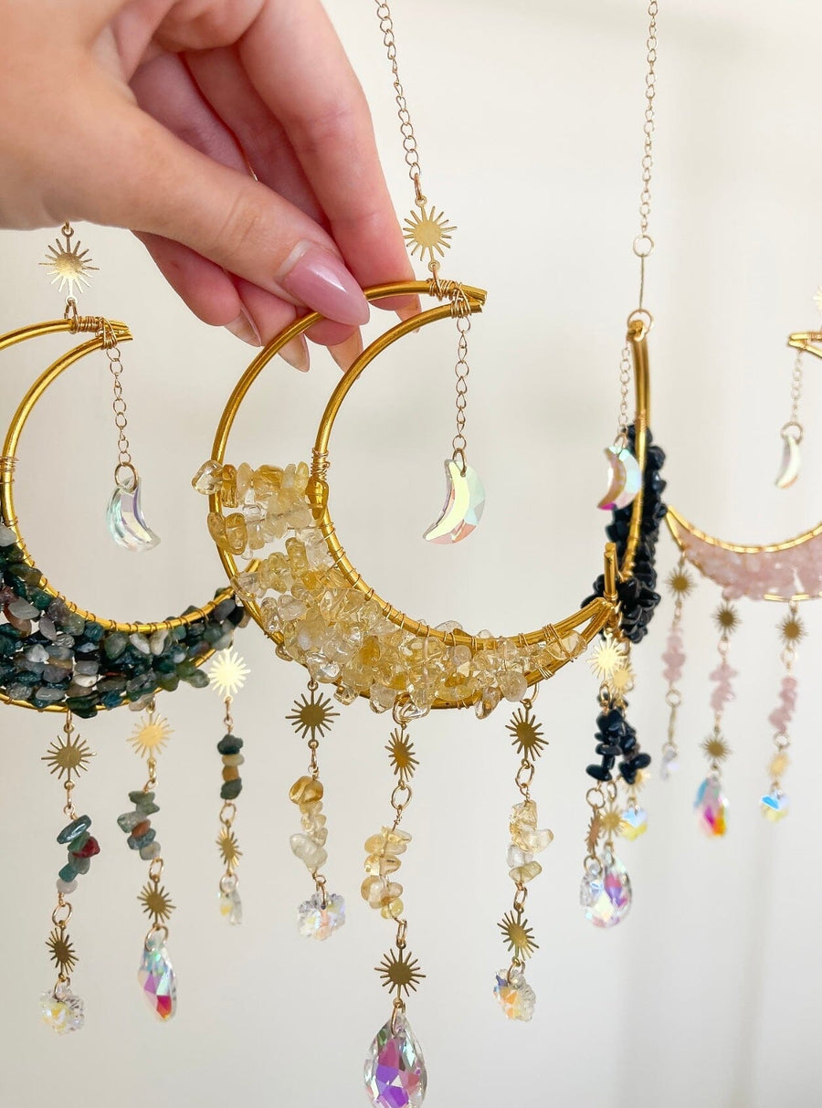 Sun Catcher Halo Quartz Citrine PREORDER DISPATCH 31/10 OR SOONER 