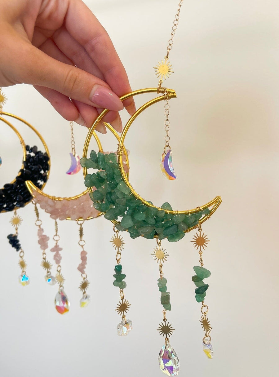 Sun Catcher Halo Quartz Green Aventurine PREORDER DISPATCH 31/10 OR SOONER 