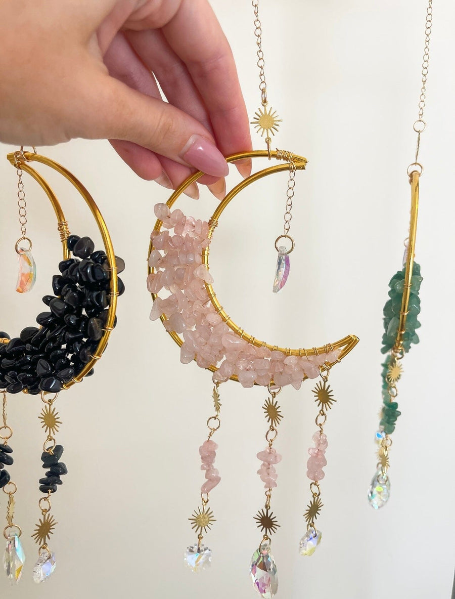 Sun Catcher Halo Quartz Rose Quartz 