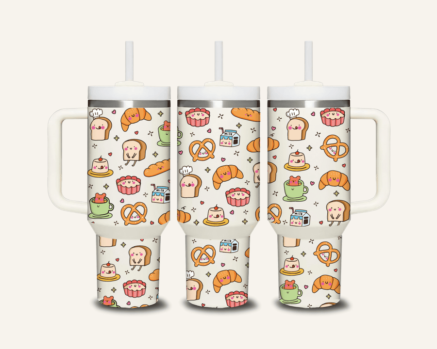 Bakery Tumbler with Side Handle