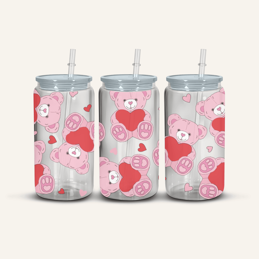 Bear Heart Snowglobe Cup