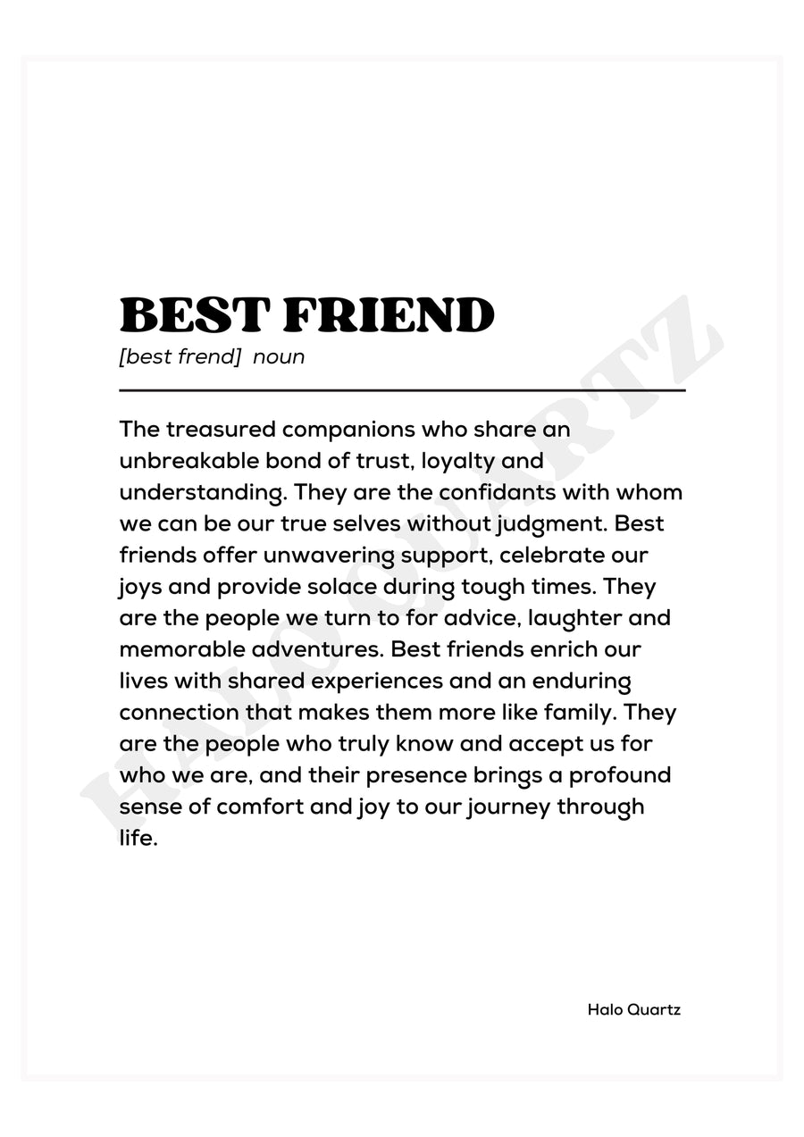 Best Friend Halo Quartz 