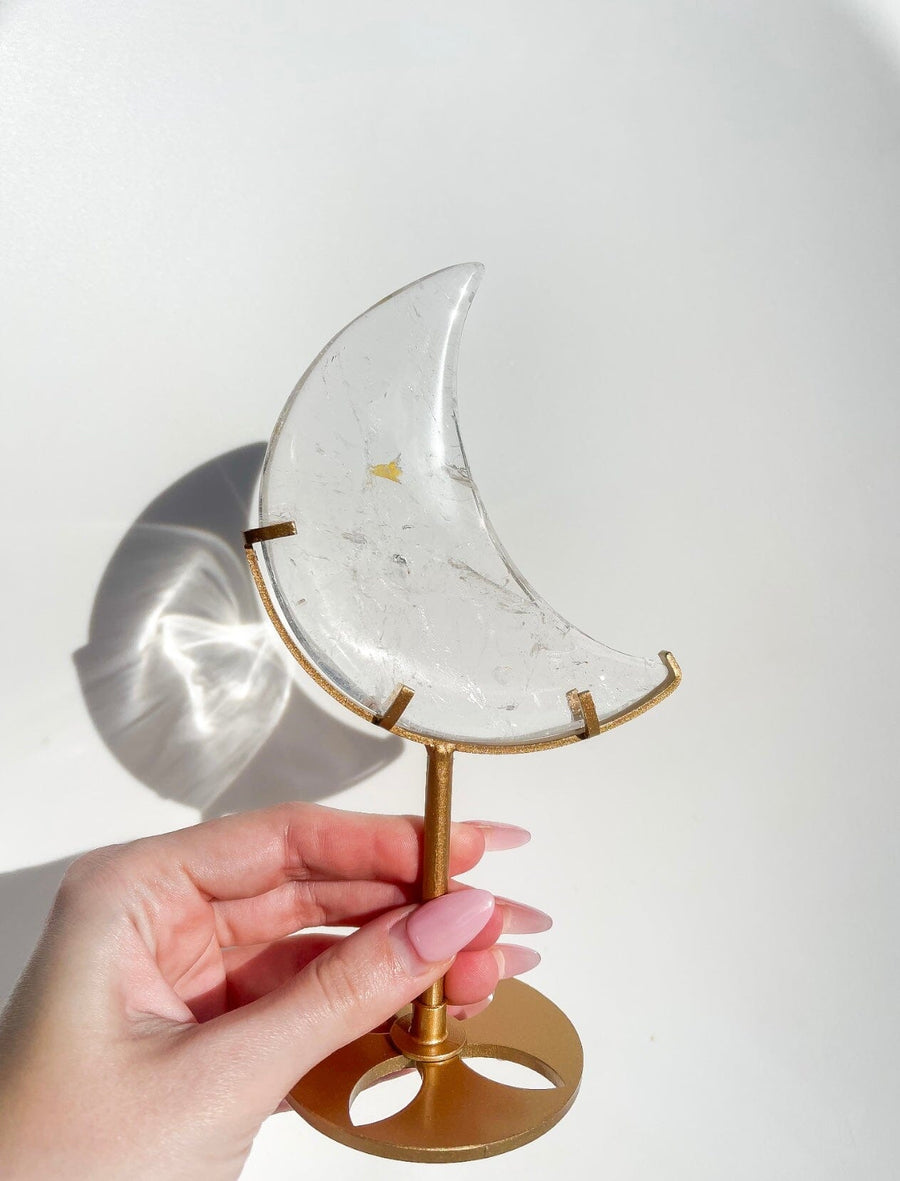 Clear Quartz Moon #5 (see video)