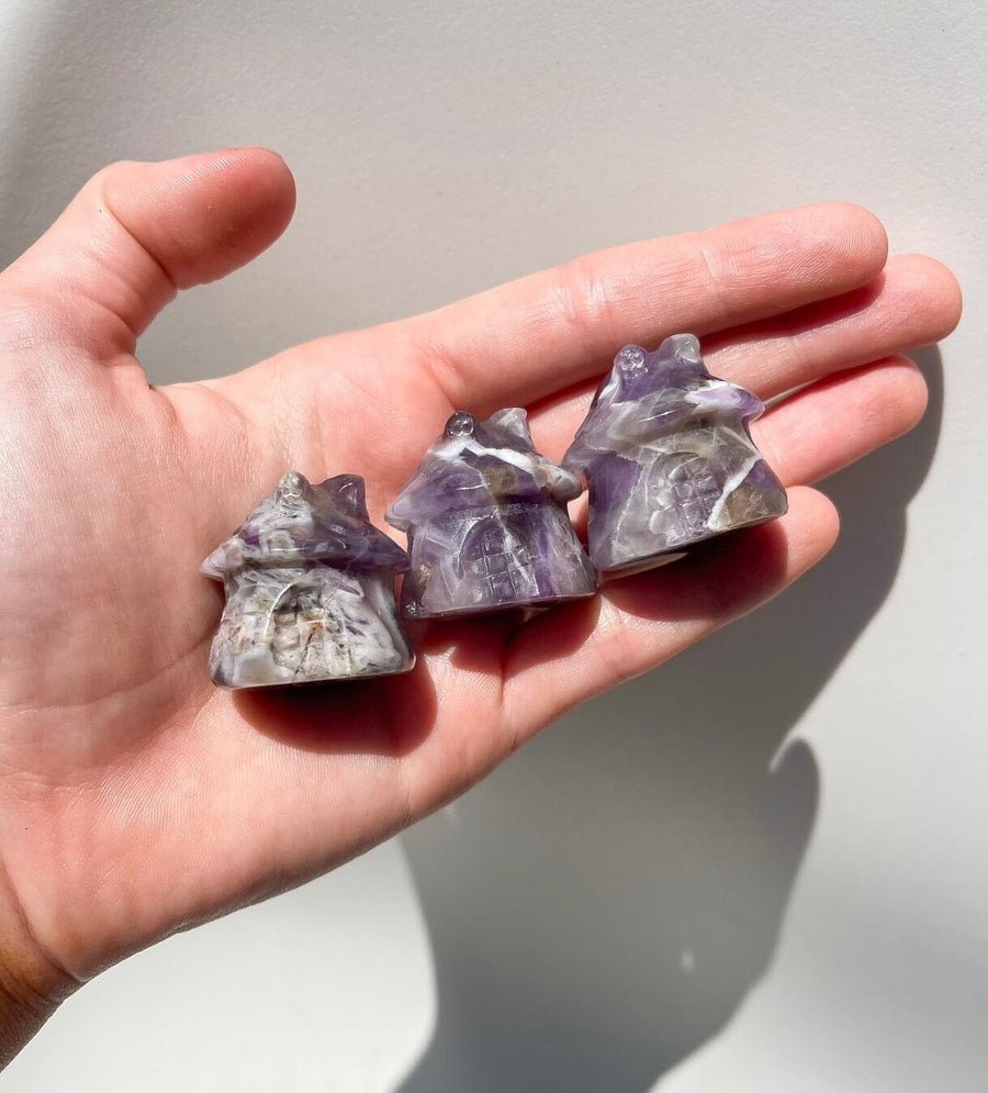 Gnome House - Mini Halo Quartz Amethyst 