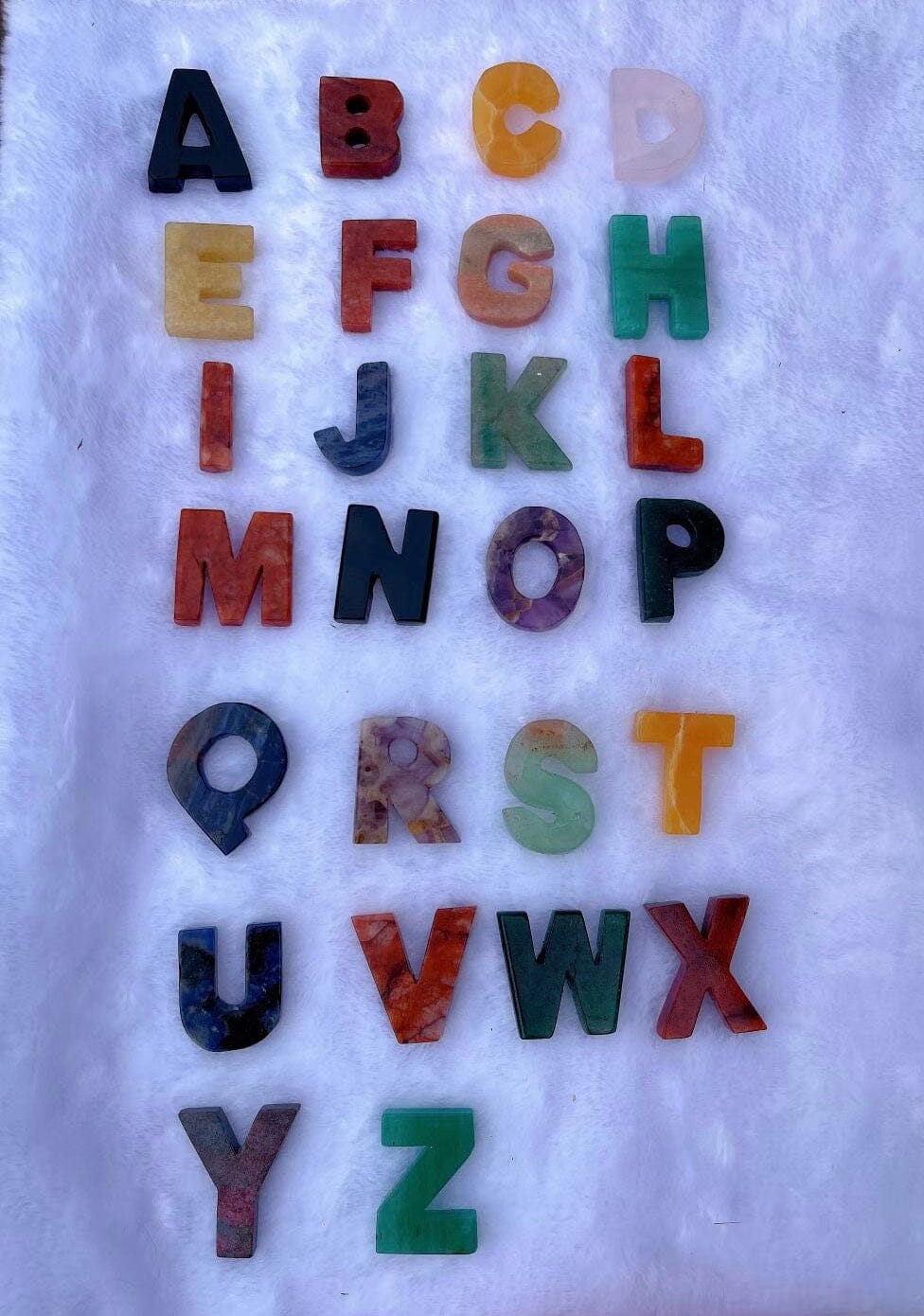 Crystal Number Carvings