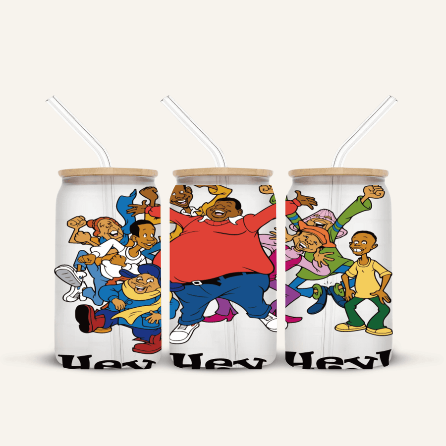 Fat Albert Glass Cup *FROSTED*