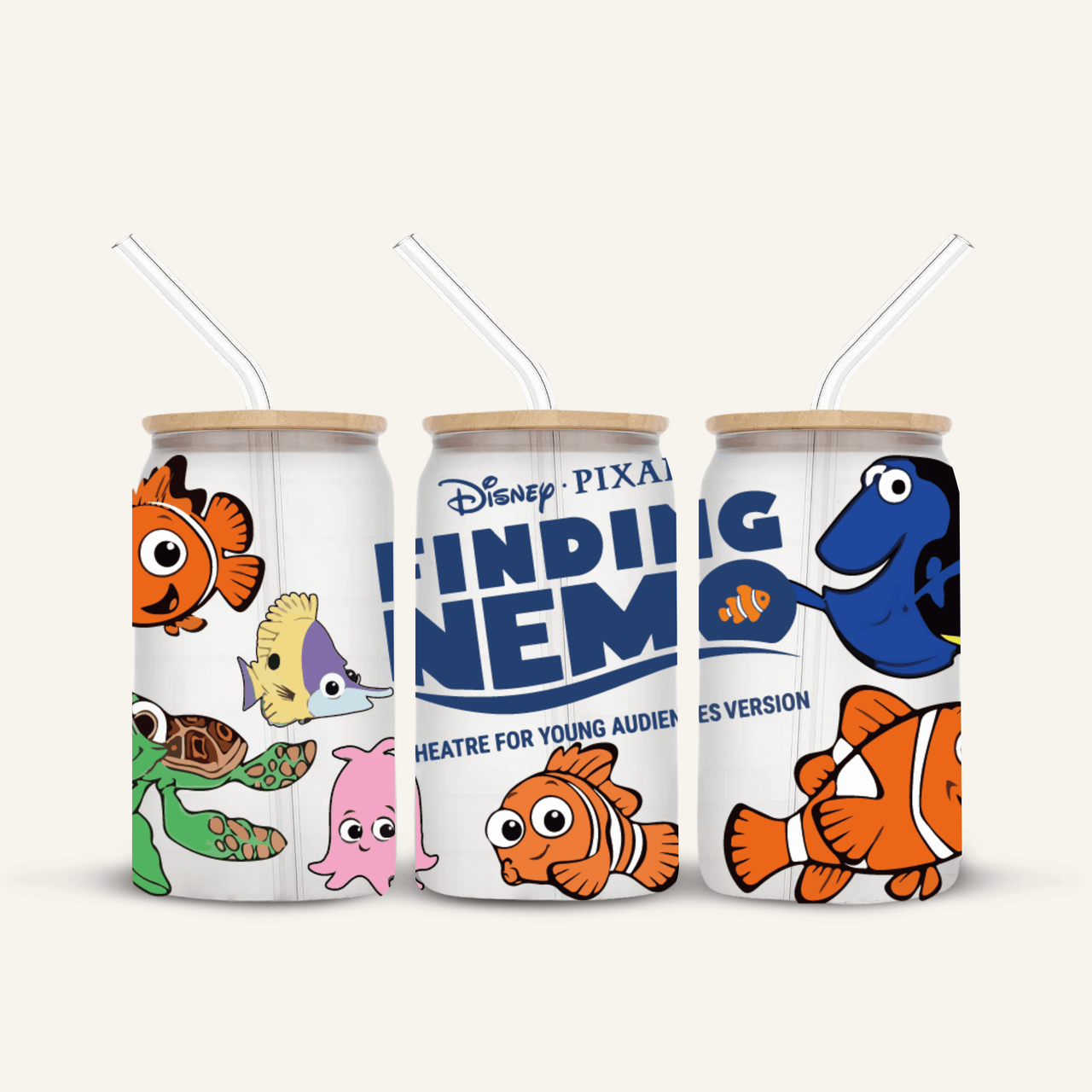 Finding Nemo Glass Cup *FROSTED*