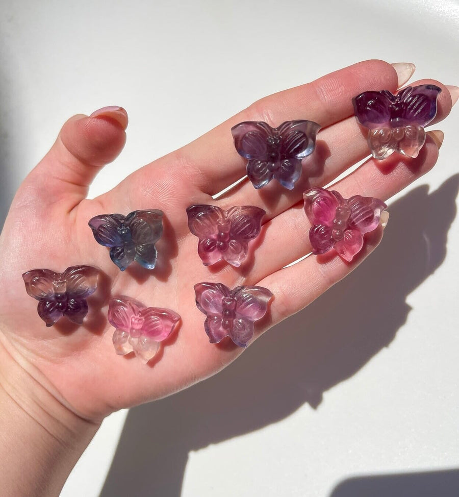 Fluorite Butterfly Halo Quartz 