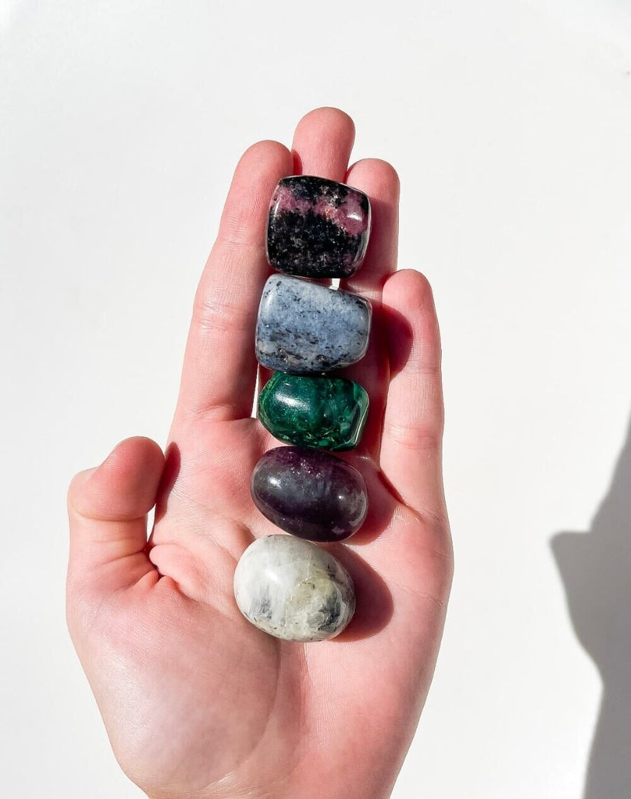 Gemini Tumbled Bundle Halo Quartz Tumbled Stone Kit 