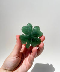Green Aventurine Four Leaf Clover #1