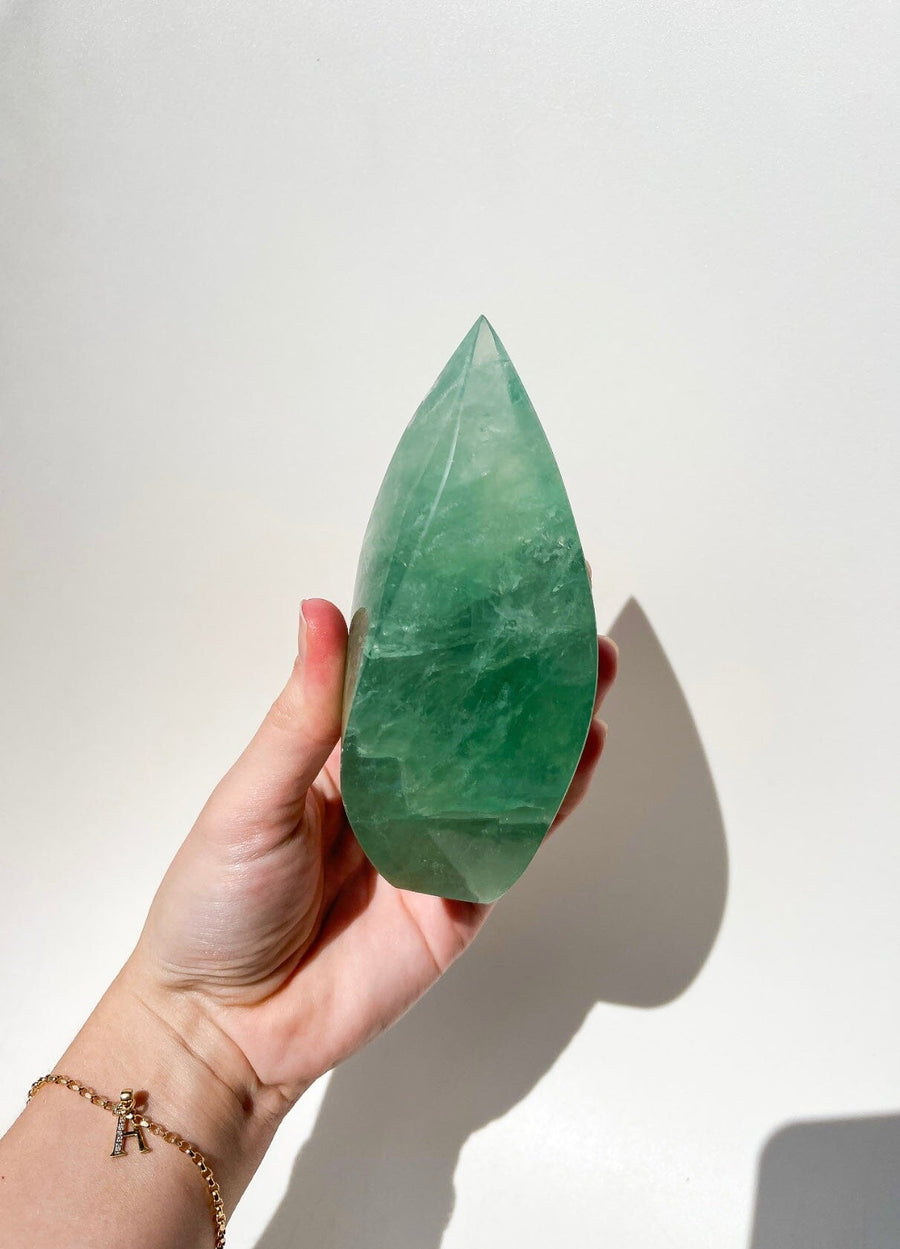 Green Fluorite Flame #2 (see video)