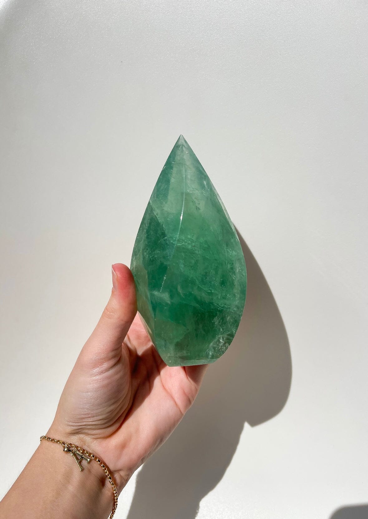 Green Fluorite Flame #3 (see video)