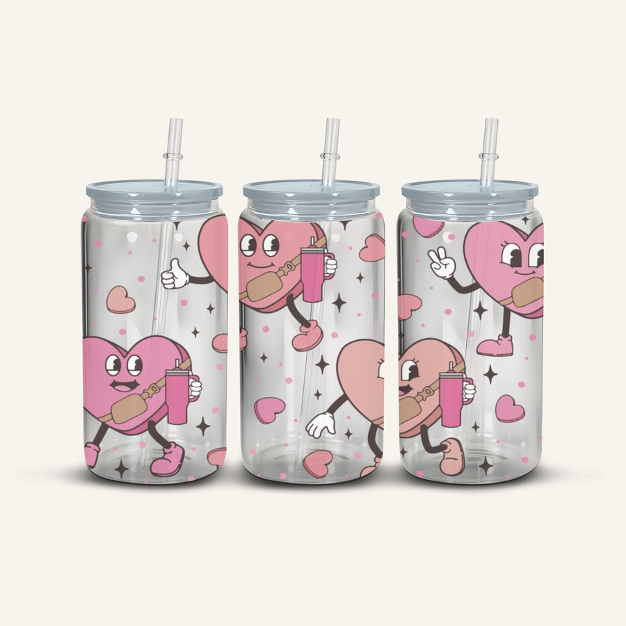 Heart & Tumbler Snowglobe Cup