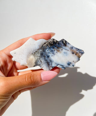 Dendritic Agate Heart Wings #2 Halo Quartz 