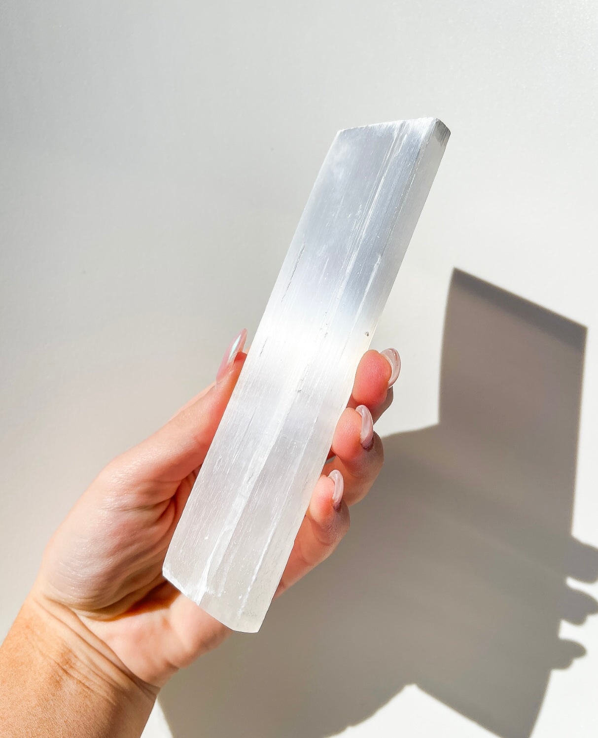 Selenite Charge Bar Halo Quartz 
