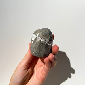 Scolecite Geode #37 Halo Quartz 