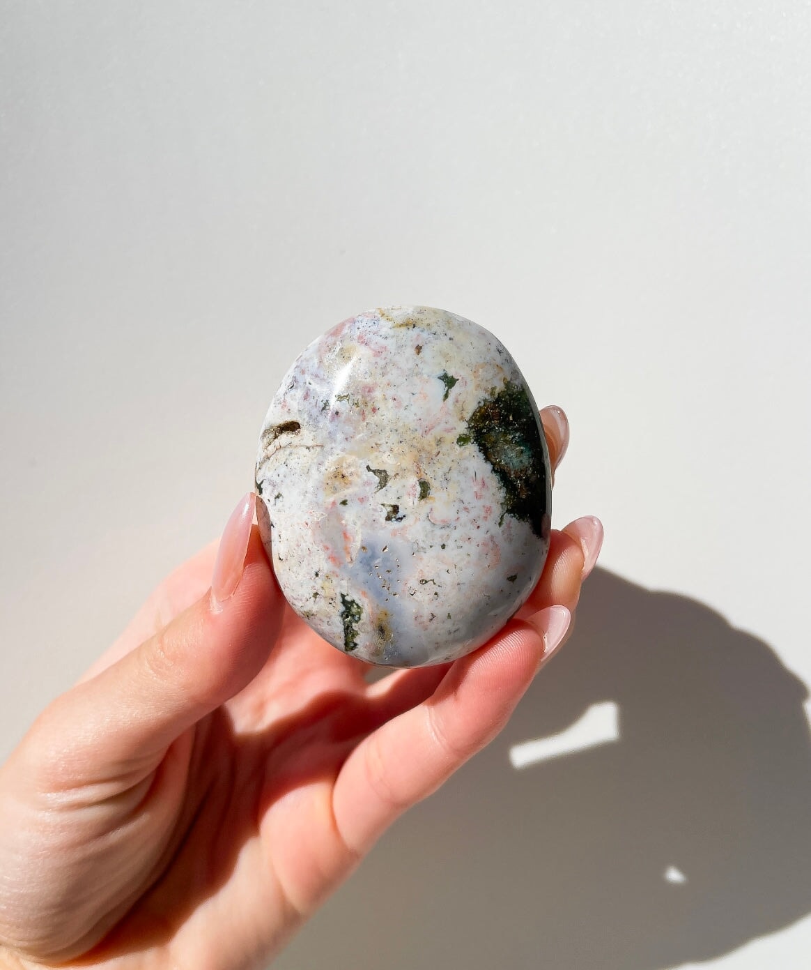 Ocean Jasper Palm #6 Halo Quartz 