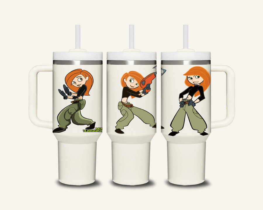 Kim Possible Tumbler with Side Handle