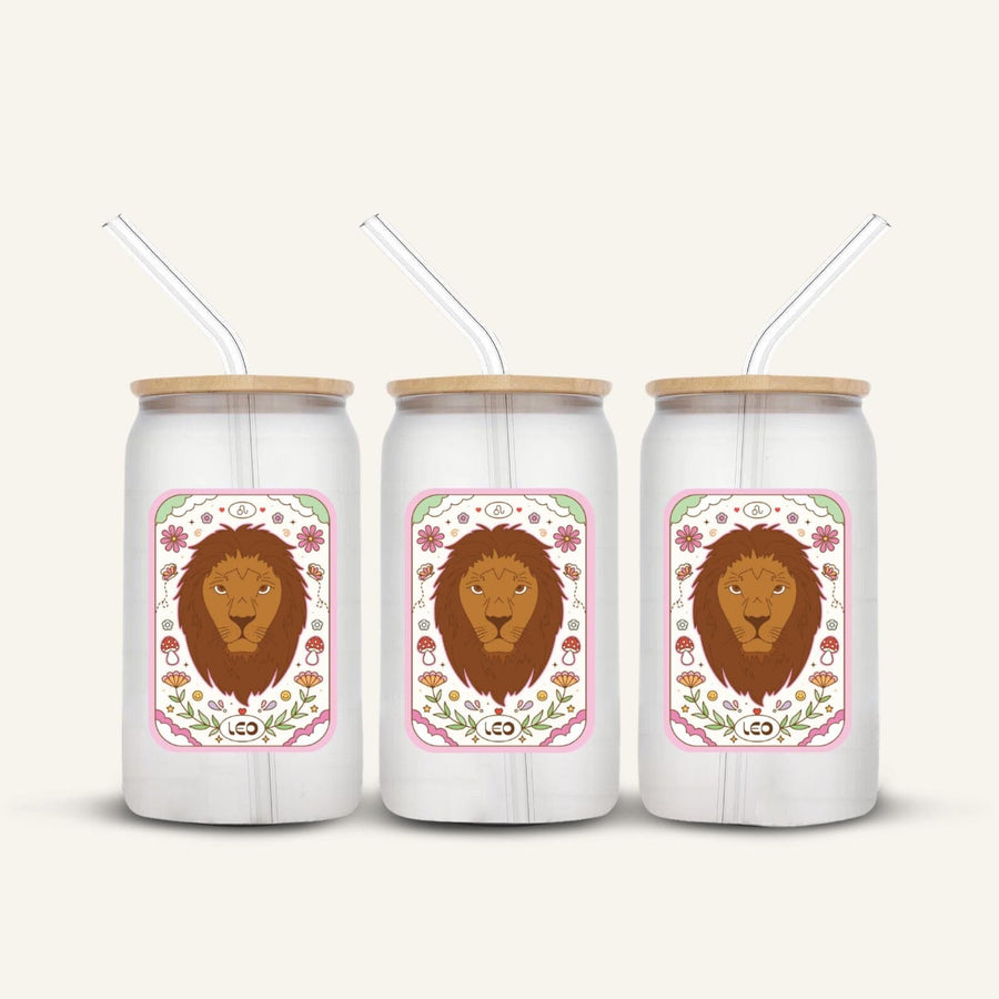 Leo Glass Cup *FROSTED*