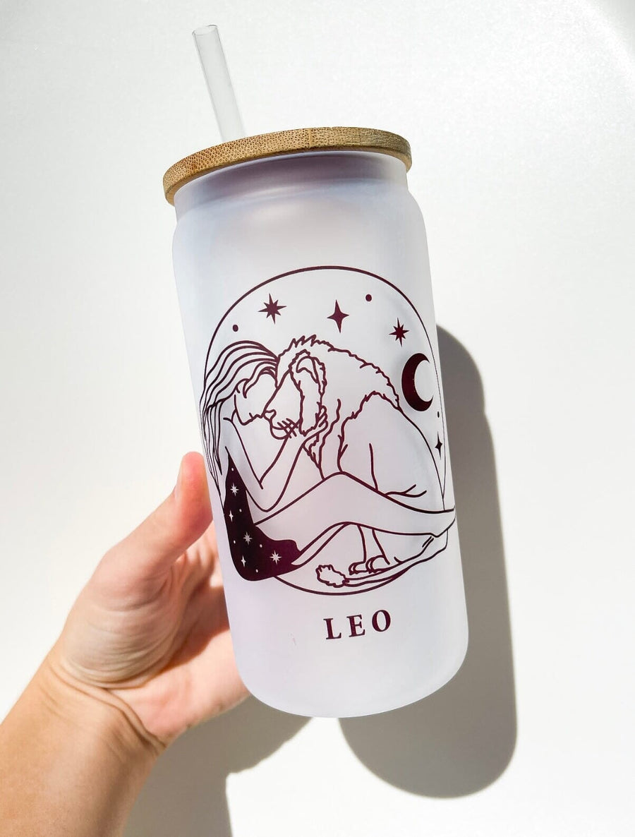 Leo Tumbler Halo Quartz Glass Tumbler 