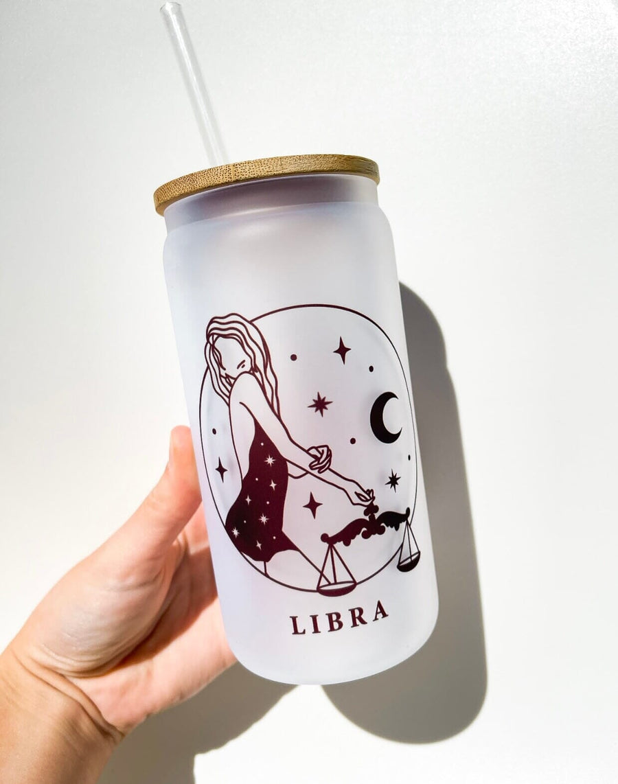 Libra Tumbler Halo Quartz Glass Tumbler 