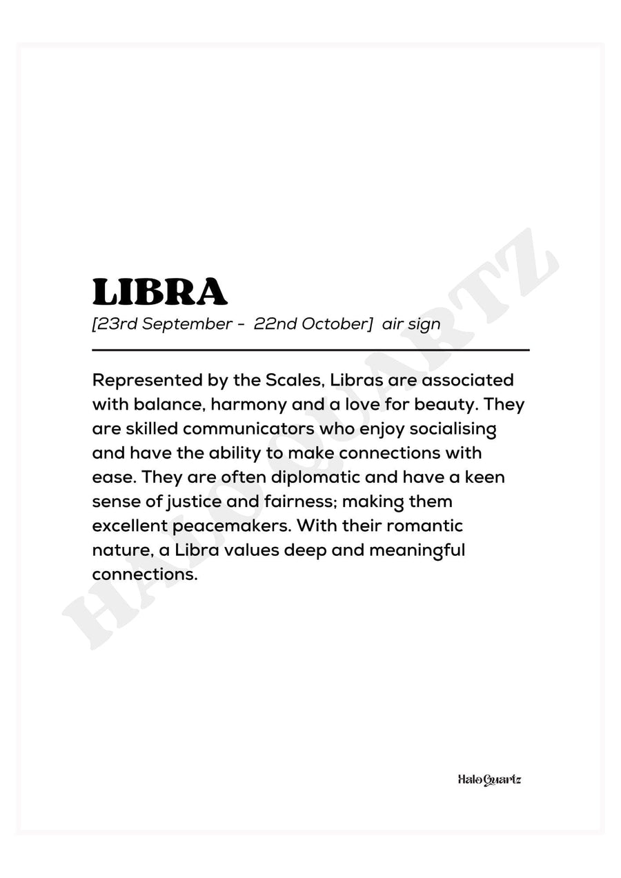 Libra Halo Quartz 