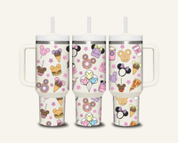 Little Mermaid Tumbler with Side Handle