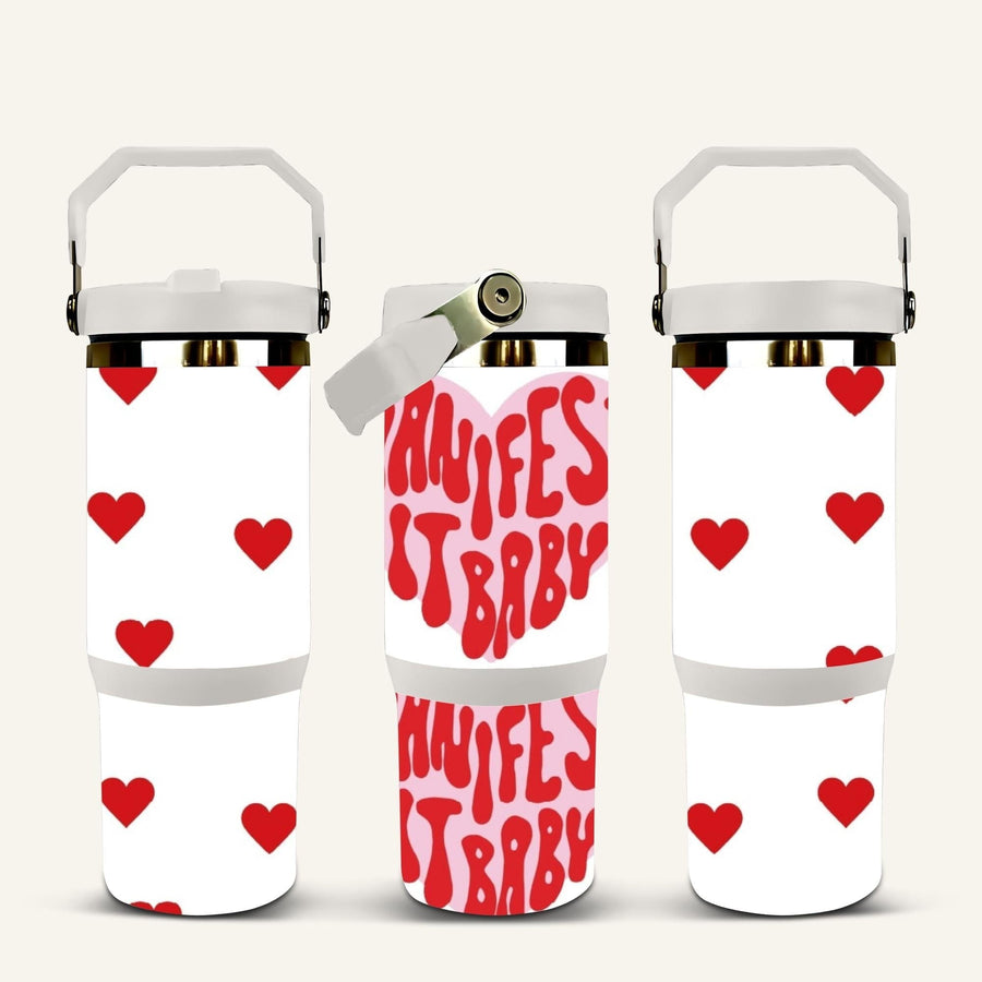 Manifest It Baby Tumbler with Flip Straw