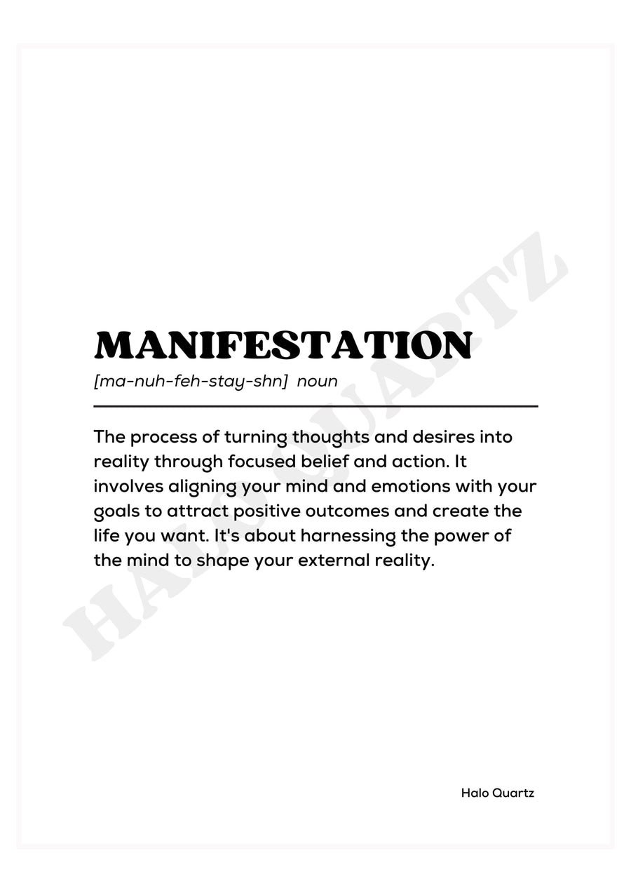 Manifestation Halo Quartz 