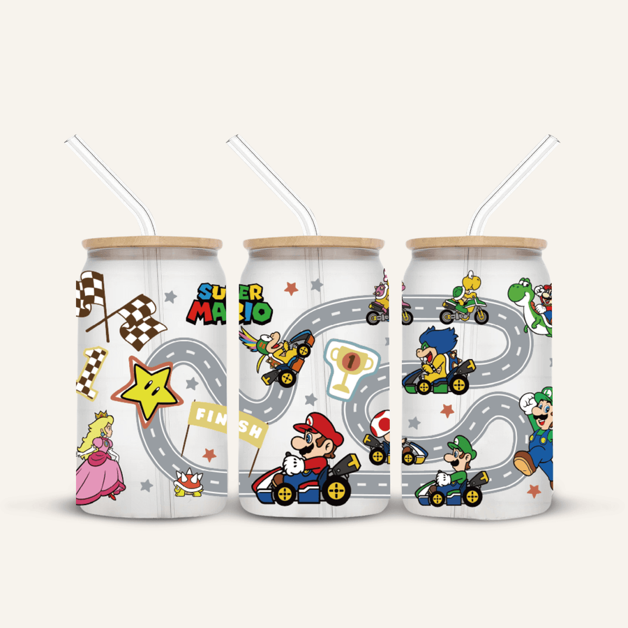 Mario Glass Cup *FROSTED*