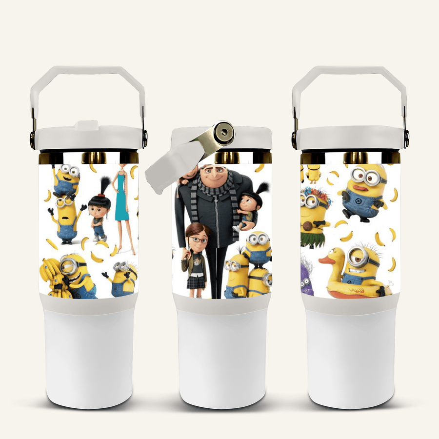 Minions Tumbler with Flip Straw