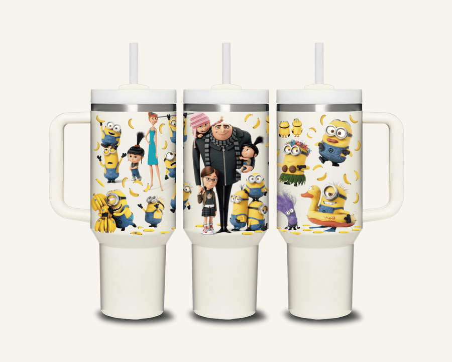 Minions Tumbler with Side Handle