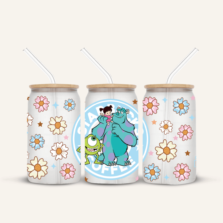 Monsters, Inc. Glass Cup *FROSTED*