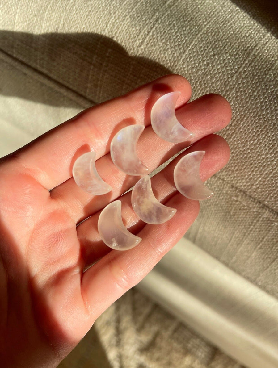 Moonstone Moon - Highest Quality Halo Quartz 