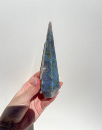Moss Agate Upside-down Tower #3