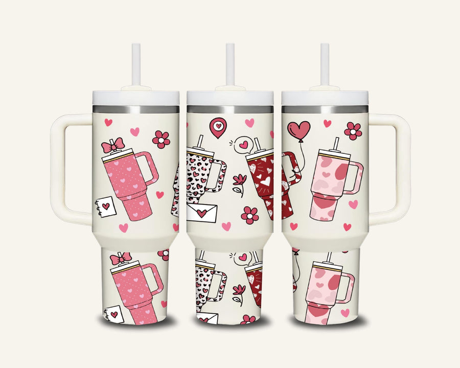 Multicolour Tumblers Tumbler with Side Handle