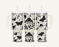 Mushroom Tumbler with Side Handle