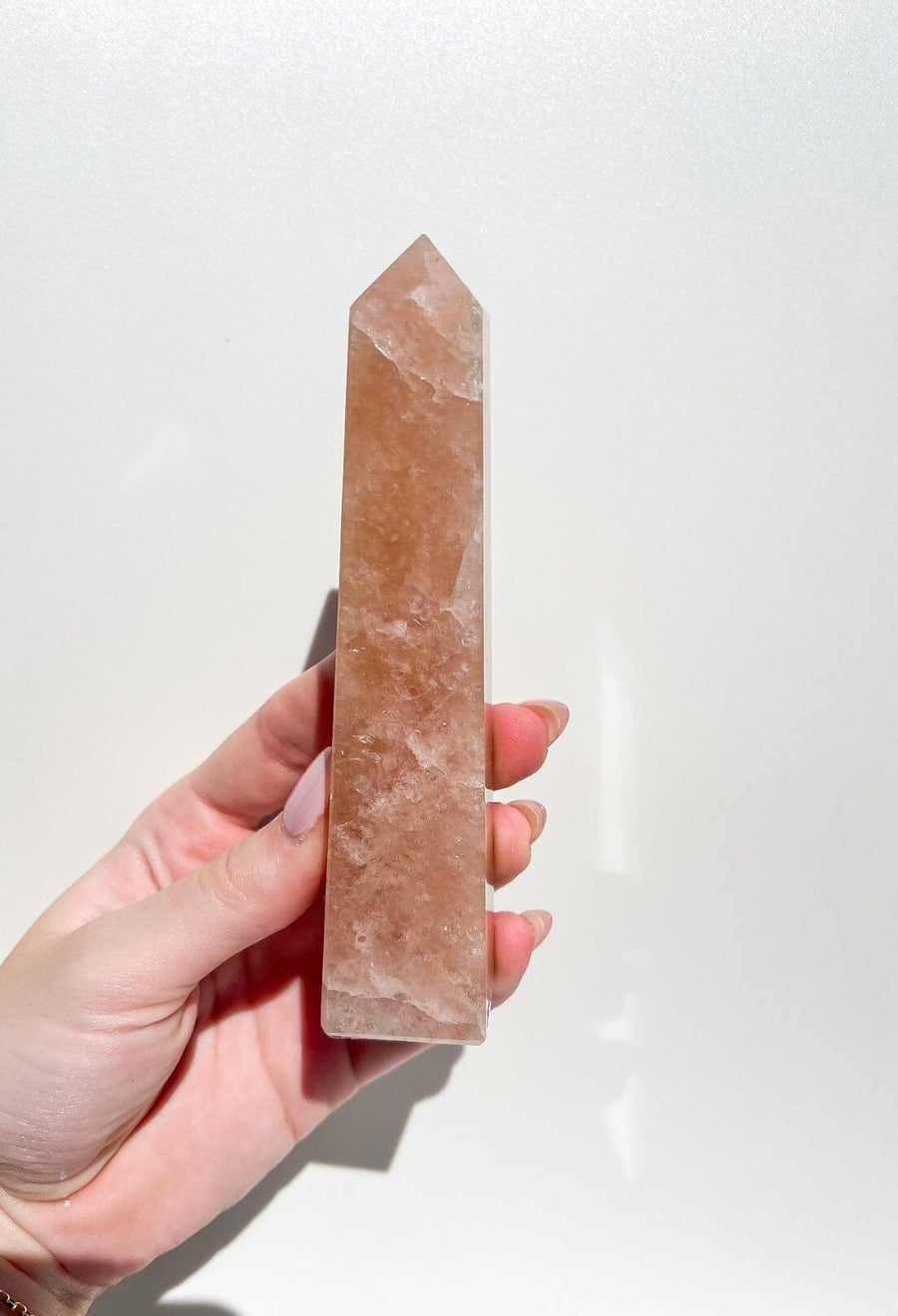 Peach Aventurine Tower