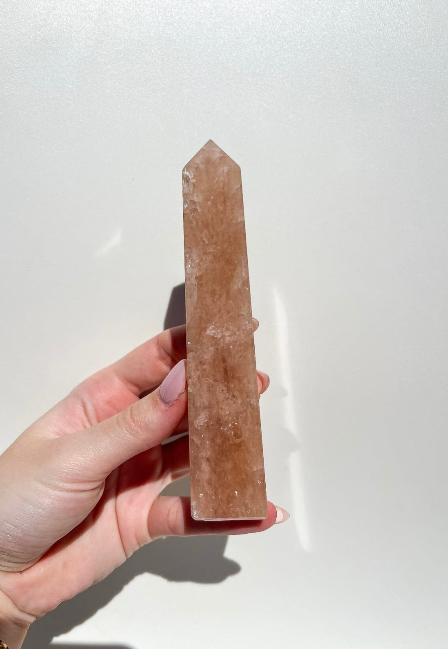 Peach Aventurine Tower